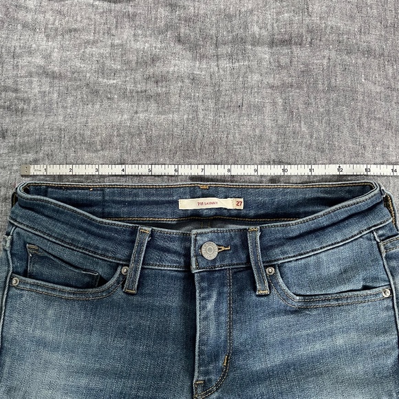 Levi's 711 Skinny Jeans Women's Medium Wash W27 L32 - Picture 9 of 15